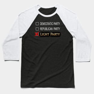 Light Party Baseball T-Shirt